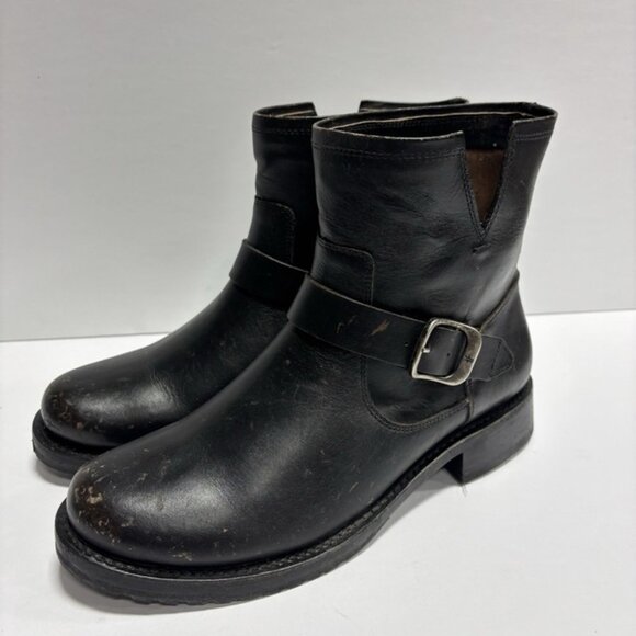 Frye Women’s Veronica Flex Bootie Black Leather, Size 9.5 M - Picture 5 of 7
